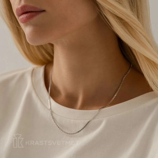 Цепь из серебра 925, плетение «Птичий глаз»